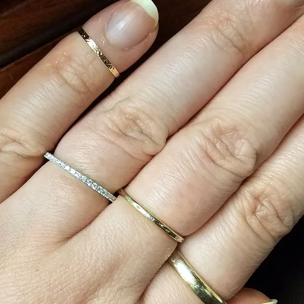 Estate Yellow Gold Baby Ring Image 2 Mark Jewellers La Crosse, WI