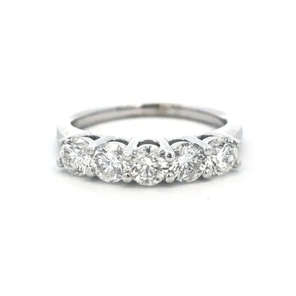Estate White Gold Diamond Band Mark Jewellers La Crosse, WI