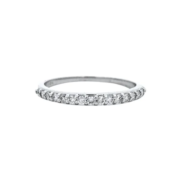 Estate White Gold Diamond Band Mark Jewellers La Crosse, WI