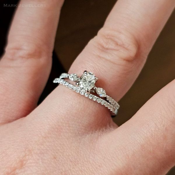 Estate White Gold Diamond Ring Image 3 Mark Jewellers La Crosse, WI