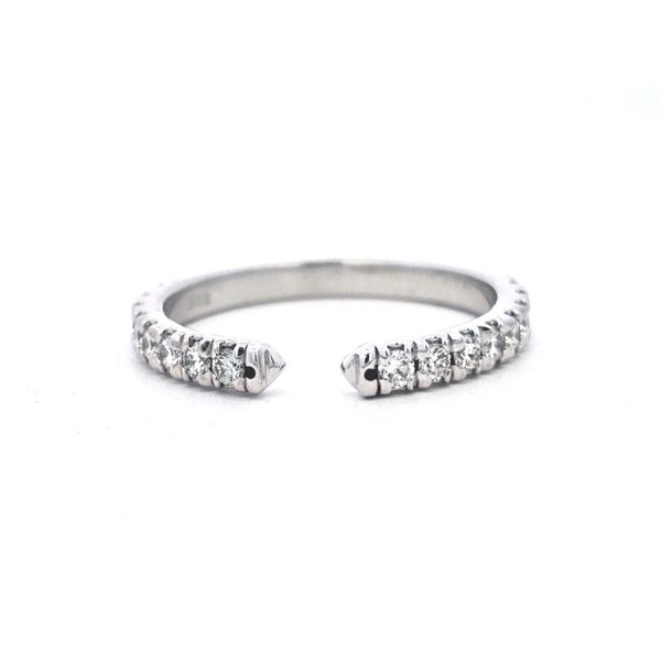 Estate White Gold Diamond Band Mark Jewellers La Crosse, WI