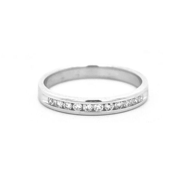 Estate White Gold Diamond Band Mark Jewellers La Crosse, WI