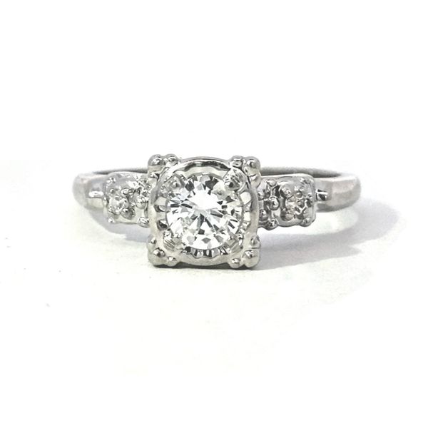 Estate White Gold Diamond Ring Mark Jewellers La Crosse, WI