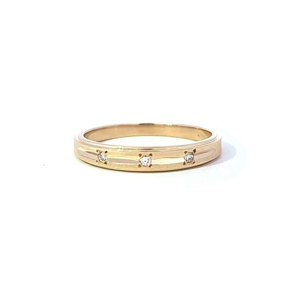 Estate Yellow Gold Diamond Band Mark Jewellers La Crosse, WI