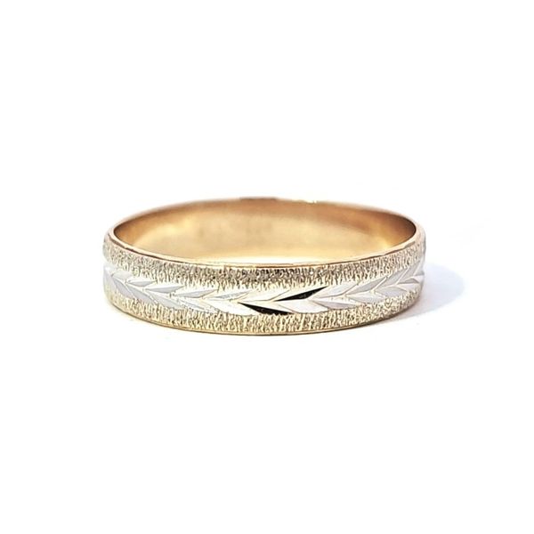 Estate Two Tone Wedding Band Mark Jewellers La Crosse, WI