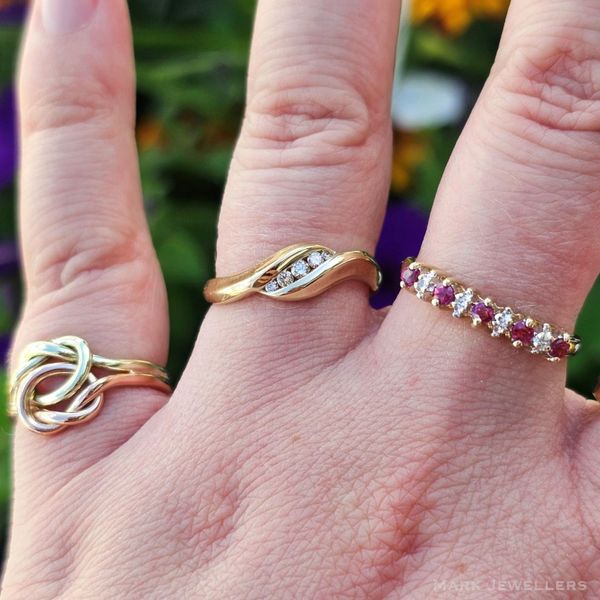 Estate Two Tone Gold Ring Image 3 Mark Jewellers La Crosse, WI