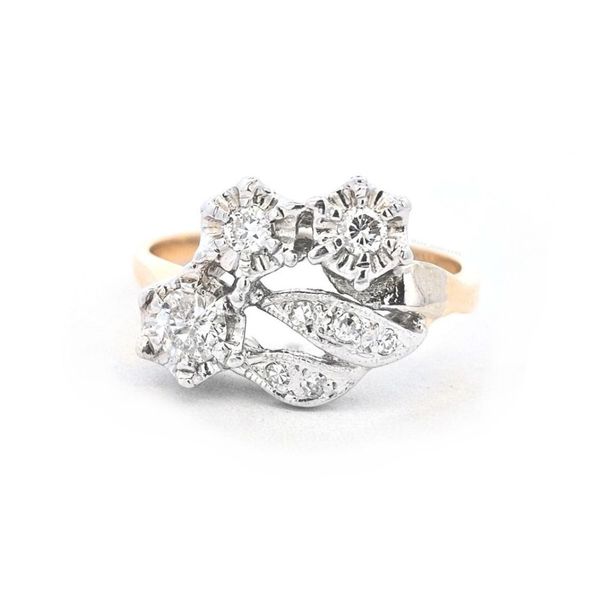 Estate Two Tone Gold Diamond Ring Mark Jewellers La Crosse, WI