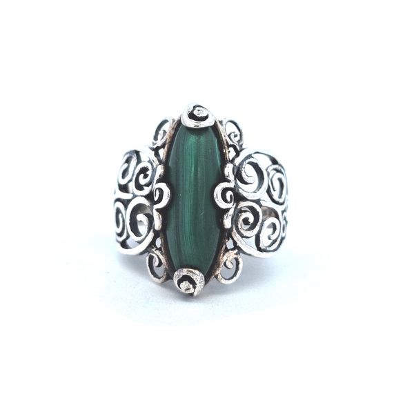 Estate Sterling Malachite Ring Mark Jewellers La Crosse, WI