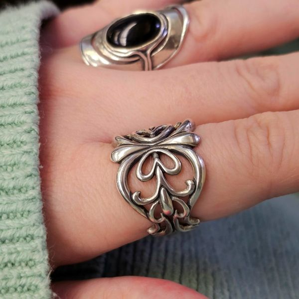 Estate Sterling Butterfly Ring Image 2 Mark Jewellers La Crosse, WI
