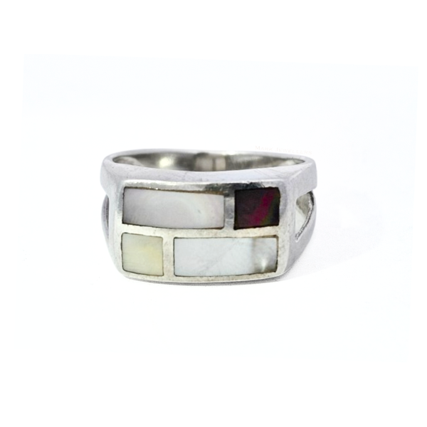 Estate Sterling Inlay Ring Mark Jewellers La Crosse, WI