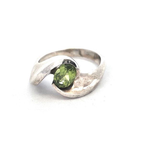 Estate Sterling Green Stone Ring Mark Jewellers La Crosse, WI