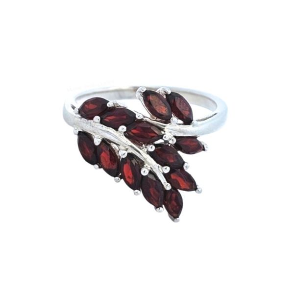 Estate Sterling Red Stone Ring Mark Jewellers La Crosse, WI