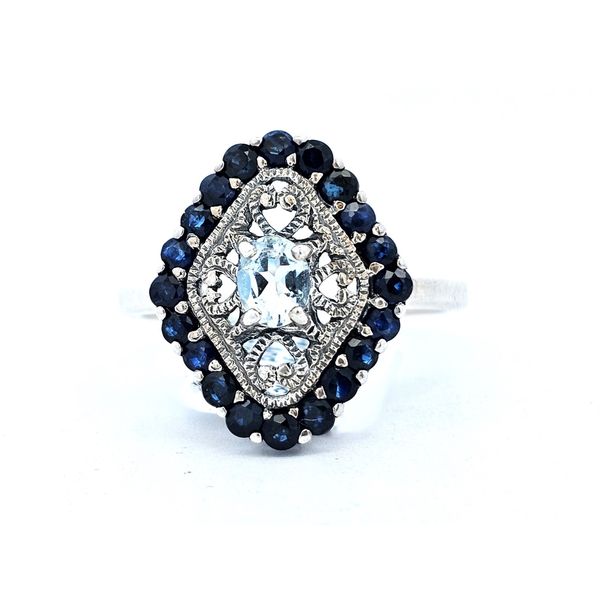 Estate Sterling Blue Stone Ring Mark Jewellers La Crosse, WI