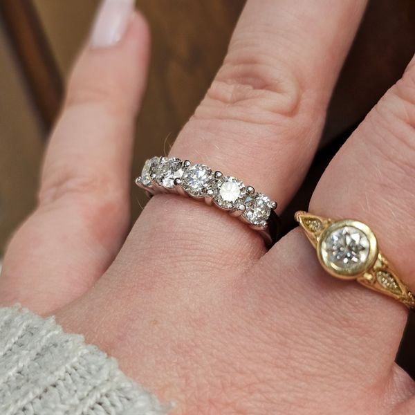 Estate White Gold Diamond Ring Image 3 Mark Jewellers La Crosse, WI