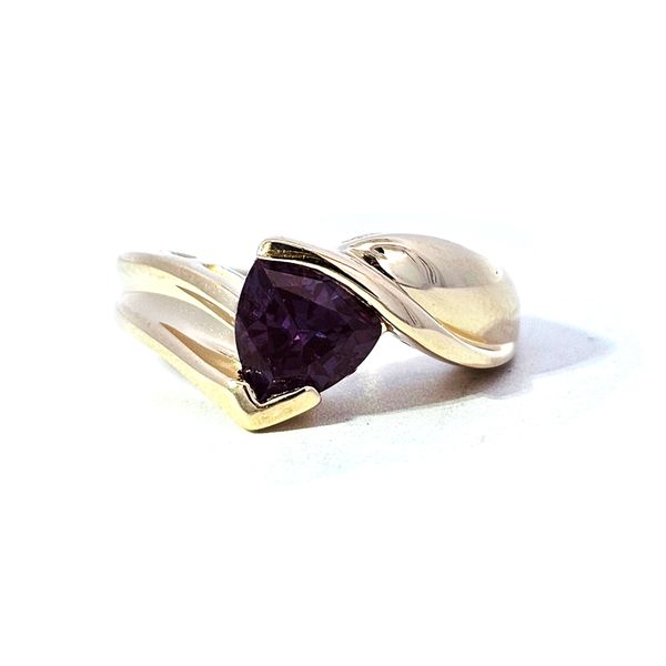 Estate Yellow Gold Created Alexandrite Ring Mark Jewellers La Crosse, WI