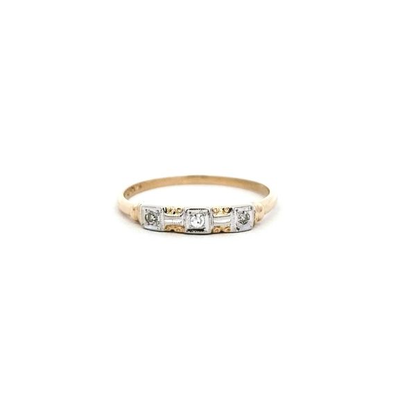 Estate Two Tone Gold Diamond Ring Mark Jewellers La Crosse, WI