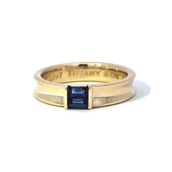 Estate Yellow Gold Blue Stone Band Mark Jewellers La Crosse, WI
