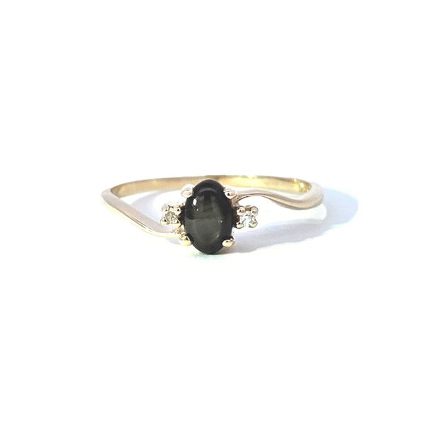 Estate Yellow Gold Black Stone Ring Mark Jewellers La Crosse, WI