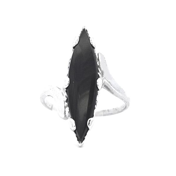 Estate White Gold Black Stone Ring Mark Jewellers La Crosse, WI