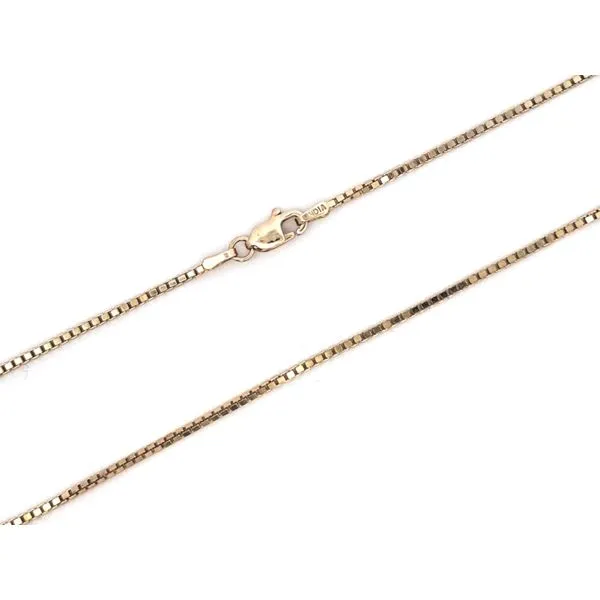 Estate Yellow Gold 19” Box Chain Mark Jewellers La Crosse, WI