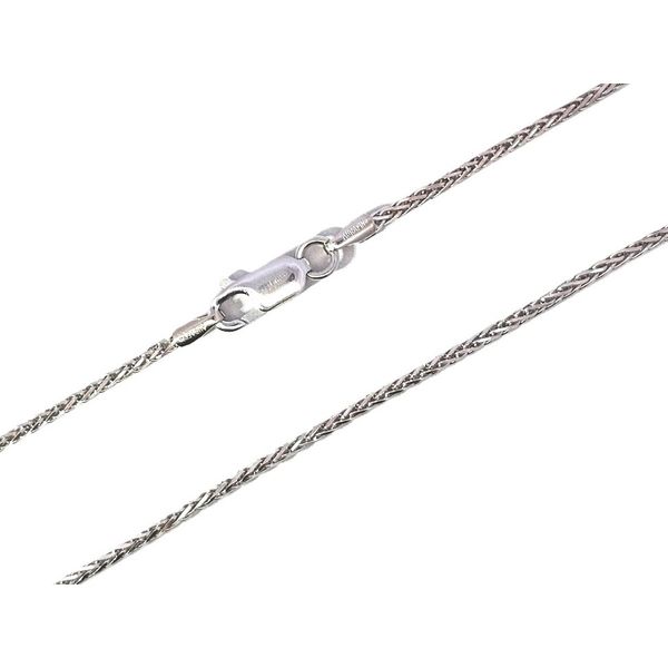 Estate White Gold 20” Wheat Chain Mark Jewellers La Crosse, WI