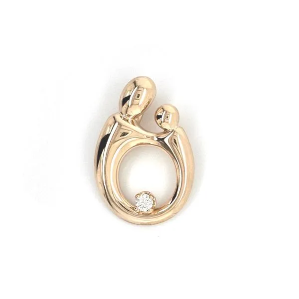 Estate Yellow Gold Mother & Child Pendant Mark Jewellers La Crosse, WI