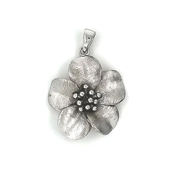 Estate Sterling Flower Pendant Mark Jewellers La Crosse, WI