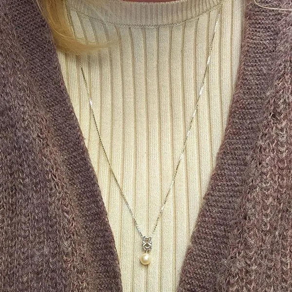 Estate Sterling Pearl Bead Necklace Image 2 Mark Jewellers La Crosse, WI