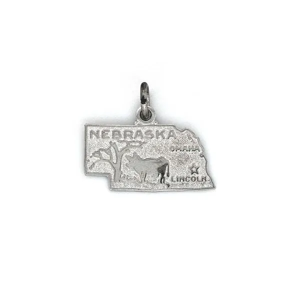 Estate Sterling Nebraska State Charm Mark Jewellers La Crosse, WI