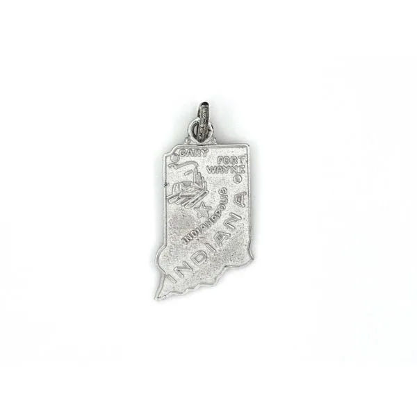 Estate Sterling Indiana State Charm Mark Jewellers La Crosse, WI