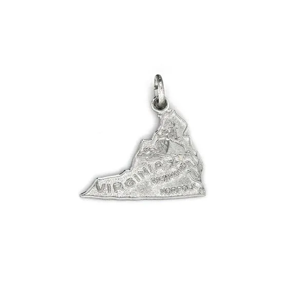 Estate Sterling Virginia State Charm Mark Jewellers La Crosse, WI
