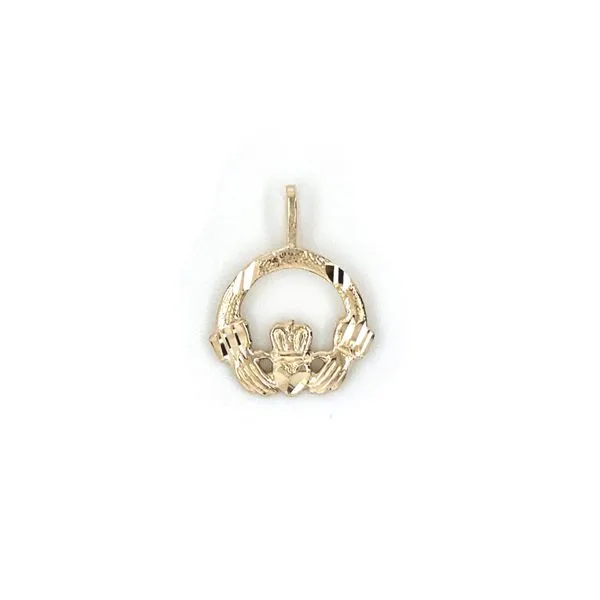 Estate Yellow Gold Claddagh Pendant Mark Jewellers La Crosse, WI