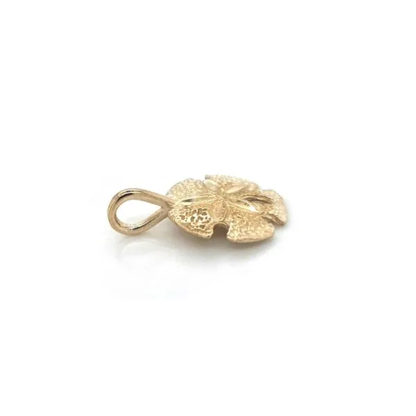 Estate Yellow Gold Sand Dollar Pendant Image 2 Mark Jewellers La Crosse, WI