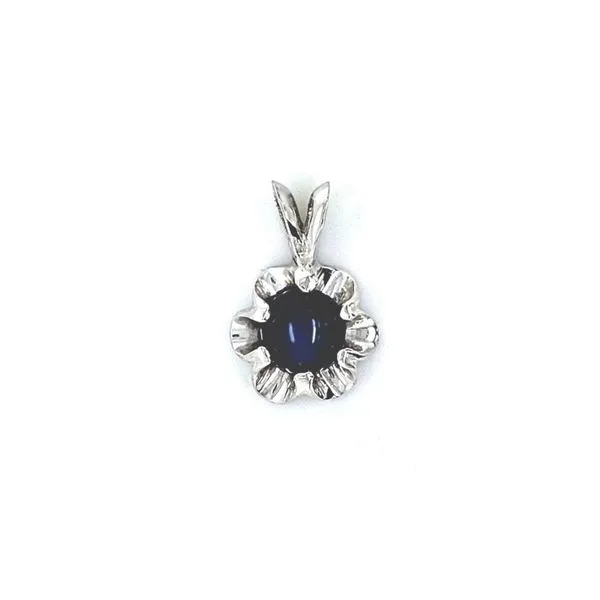 Estate White Gold Enhanced Blue Star Pendant Mark Jewellers La Crosse, WI