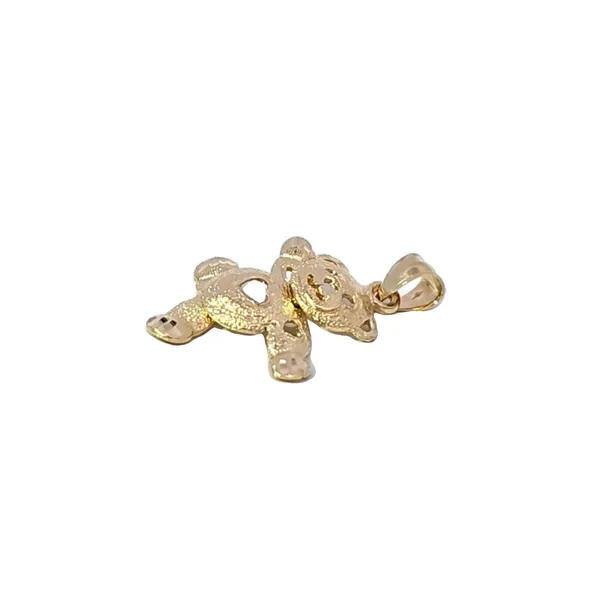 Estate Yellow Gold Teddy Bear Pendant Image 2 Mark Jewellers La Crosse, WI