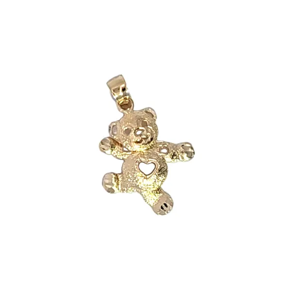 Estate Yellow Gold Teddy Bear Pendant Mark Jewellers La Crosse, WI