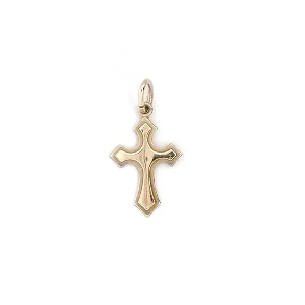 Estate Yellow Gold Cross Pendant Mark Jewellers La Crosse, WI