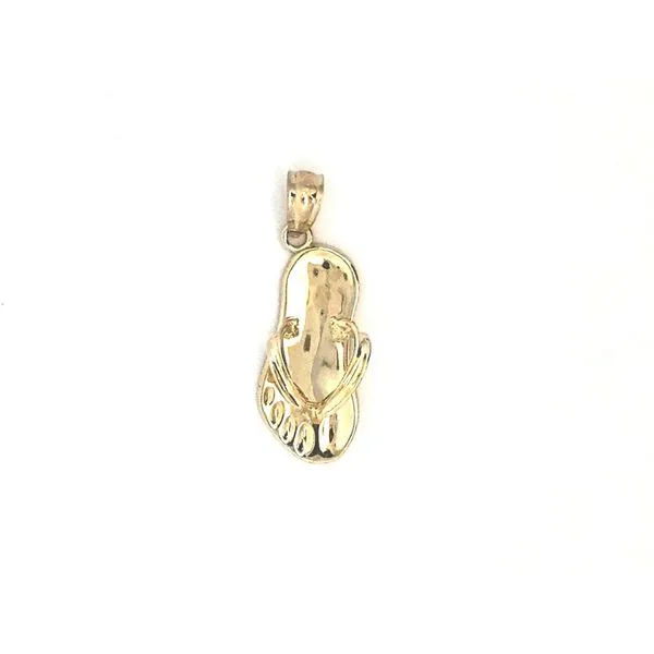 Estate Yellow Gold Flip Flop Pendant Mark Jewellers La Crosse, WI