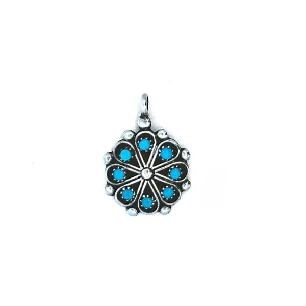 Estate Sterling Turquoise Pendant Mark Jewellers La Crosse, WI