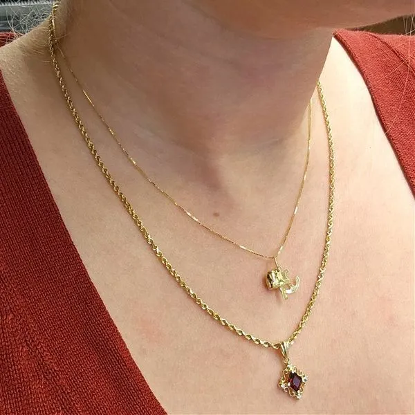 Estate Yellow Gold Faith, Hope, & Charity Charm Image 3 Mark Jewellers La Crosse, WI