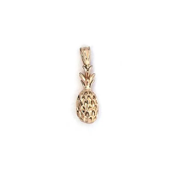 Estate Yellow Gold Pineapple Pendant Mark Jewellers La Crosse, WI