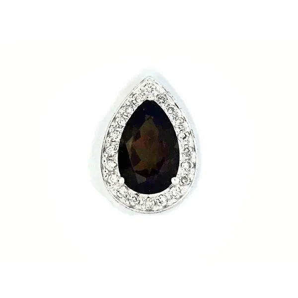 Estate Sterling Brown Stone Pendant Mark Jewellers La Crosse, WI