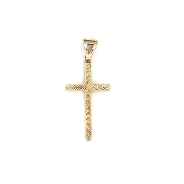 Estate Yellow Gold Cross Pendant Mark Jewellers La Crosse, WI