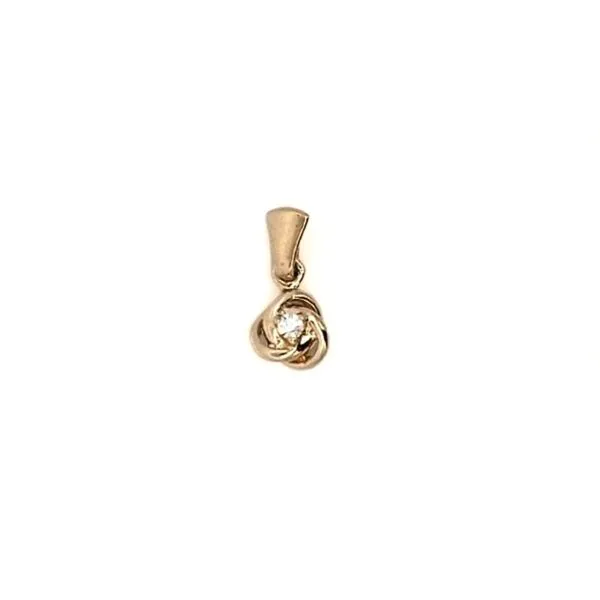 Estate Yellow Gold Love Knot Pendant Mark Jewellers La Crosse, WI