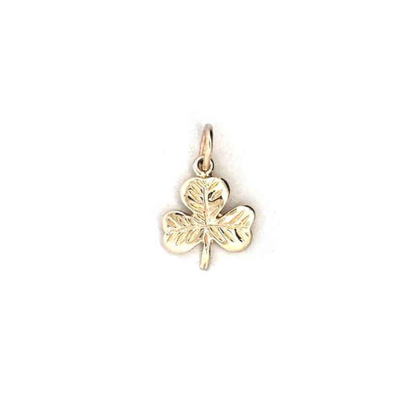Estate Yellow Gold Shamrock Pendant Mark Jewellers La Crosse, WI
