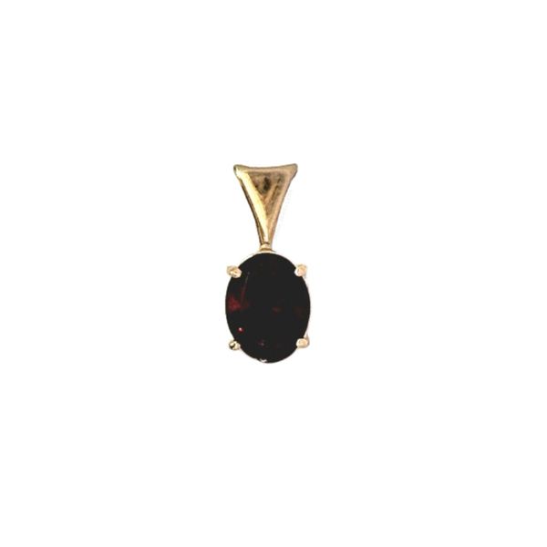 Estate Yellow Gold Garnet Pendant Mark Jewellers La Crosse, WI