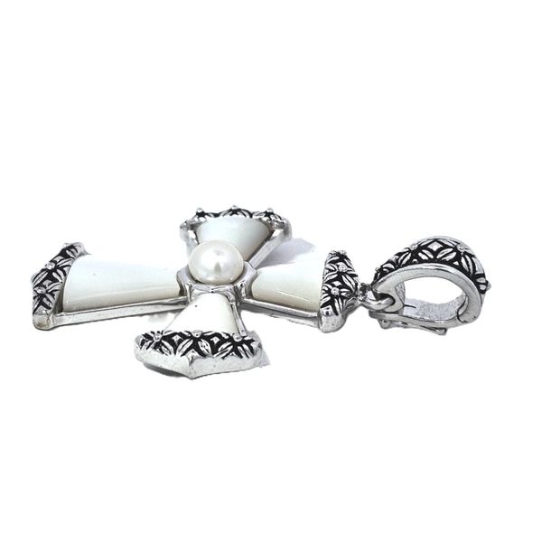 Estate Sterling Cross Pendant Image 2 Mark Jewellers La Crosse, WI