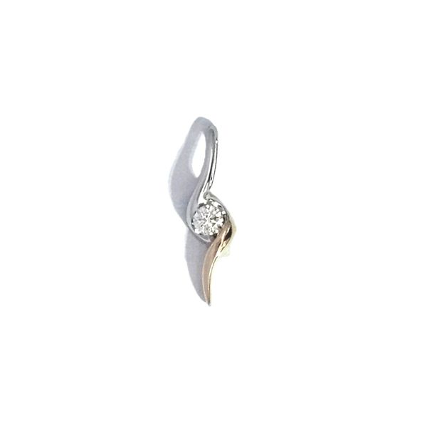 Estate Two Tone Gold Diamond Pendant Mark Jewellers La Crosse, WI