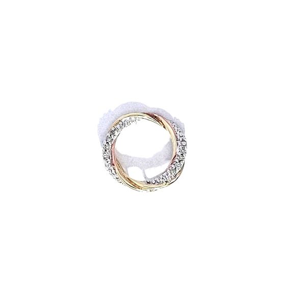 Estate Tri-Tone Gold Diamond Pendant Mark Jewellers La Crosse, WI