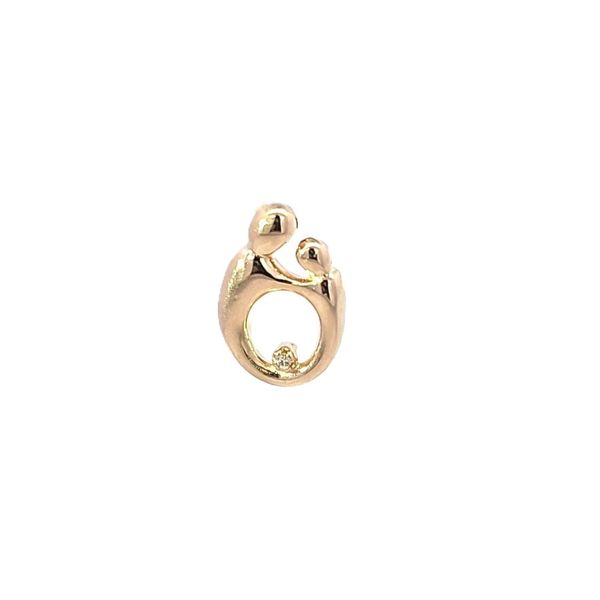 Estate Yellow Gold Diamond Mother & Child Pendant Mark Jewellers La Crosse, WI